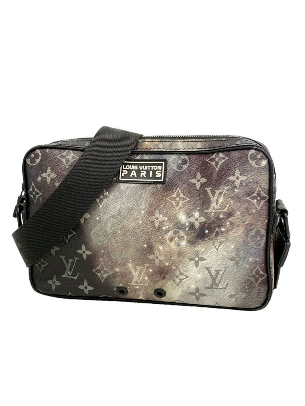 Louis Vuitton Shoulder Bag Monogram Galaxy Alpha Messenger Black
